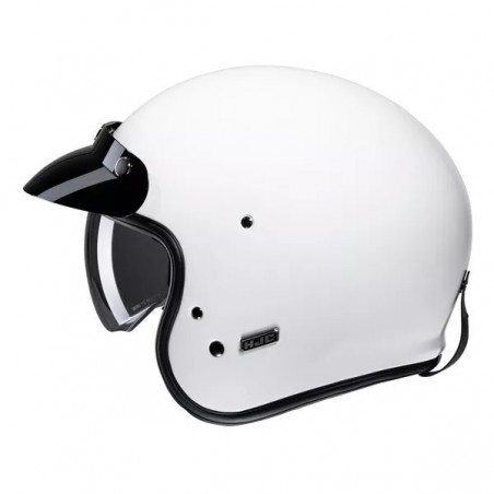 Casco Helmet Jet visierino parasole Vintage HJC V31 V 31 WHITE Bianco S OFFERTA