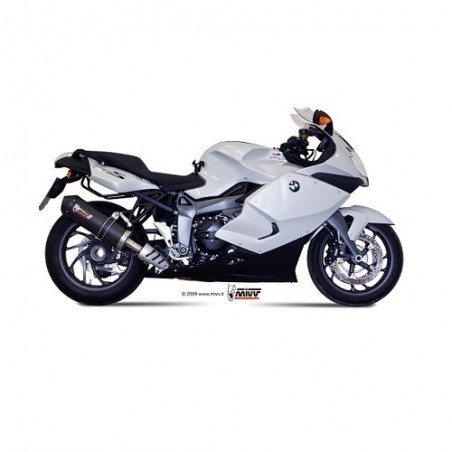 B.010.LEC Scarico MIVV BMW K 1300 R 09-16 SPORT OVAL Carbonio