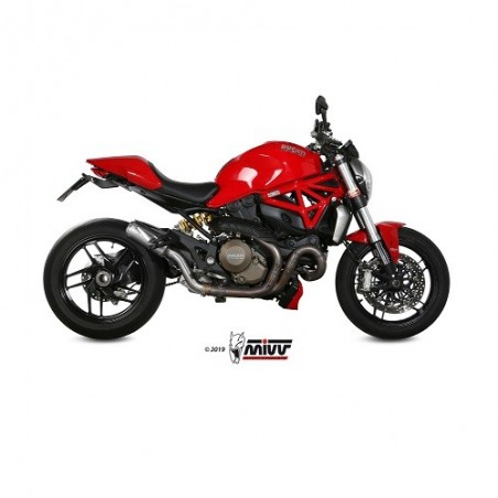 D.030.SM3X Scarico MIVV DUCATI MONSTER 821 14-17 SPORT MK3 Inox