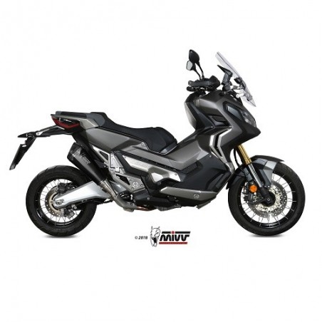 H.066.LDRB Scarico MIVV HONDA X-ADV 750 17-SPORT DELTA RACE Inox nero