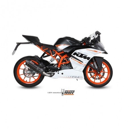 KT.015.L9 Impianto compl. MIVV KTM RC 390 14-16 SPORT SUONO Inox nero