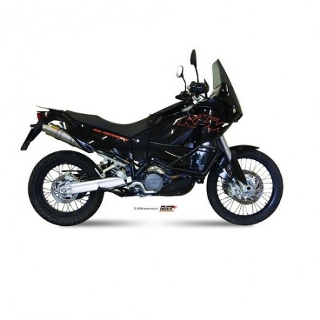 KT.004.L6 Doppio scarico MIVV KTM LC8 990 ADVENTURE 06-14 SPORT ROUND Titanio