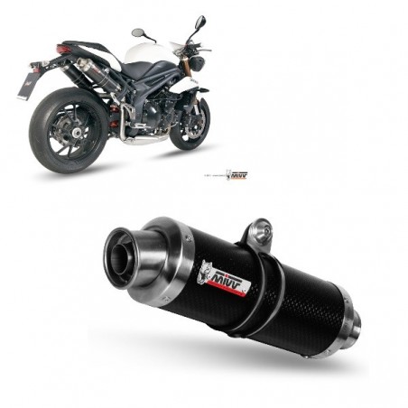 AT.012.L2S Doppio scarico MIVV TRIUMPH SPEED TRIPLE 11-15 SPORT GP Carbonio