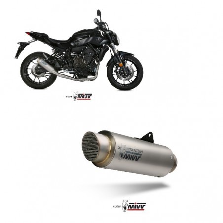 Y.045.L6P Impianto compl. MIVV YAMAHA MT-07 14-SPORT GPpro Titanio