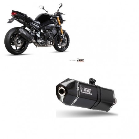 Y.033.LRB Scarico MIVV YAMAHA FZ8/FAZER 8 10-16 SPORT SPEED EDGE Inox nero