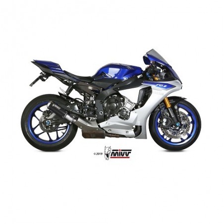 Y.050.LM3B Scarico MIVV YAMAHA YZF 1000 R1 15-SPORT MK3 Inox nero