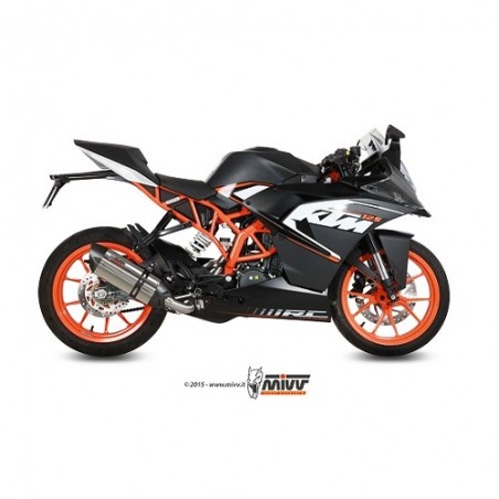 KT.016.L7 Impianto MIVV KTM RC 125 14-16 SPORT SUONO Inox