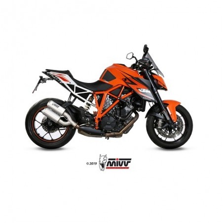 KT022LM3X Doppio scarico MIVV KTM 1290 SUPERDUKE 14- SPORT MK3 Inox