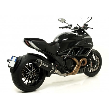 Marmitta Silenziatore ARROW RACE-TECH ALLUMINIO DARK DUCATI Diavel 11/16