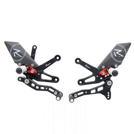 Pedane regolabili R version CAMBIO STANDARD LIGHTECH KAWASAKI ZX10R 2016-2019