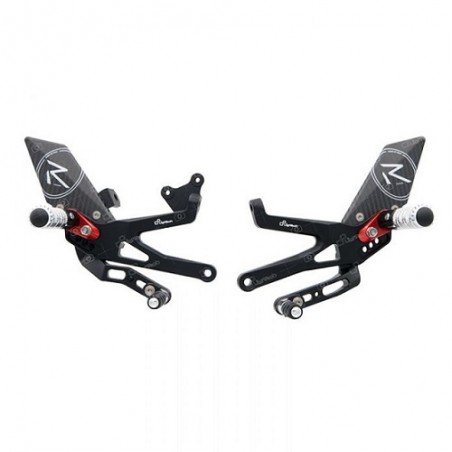 Pedane regolabili R version CAMBIO STANDARD E ROVESCIATO LIGHTECH DUCATI Panigale V4R 2018-2019