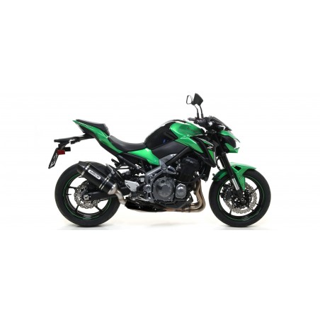 Marmitta Silenziatore Arrow RACE-TECH ALU DARK CARBONIO Kawasaki Z 900 E 17/20