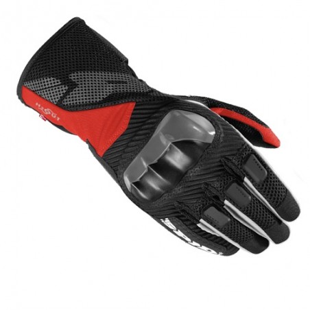 Guanti Gloves Gants Guantes tessuto RAINSHIELD SPIDI Nero/Rosso UOMO moto B65-021