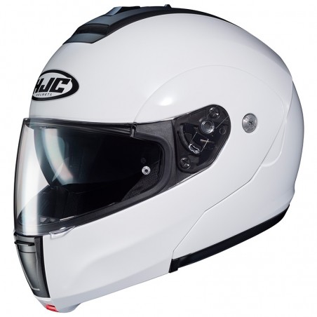 HJC C90 MODULARE METAL PEARL WHITE 2019