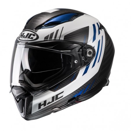Casco Helm Casque Helmet HJC F70 F 70 CARBON KESTA MC2SF Taglia M Blu Bianco