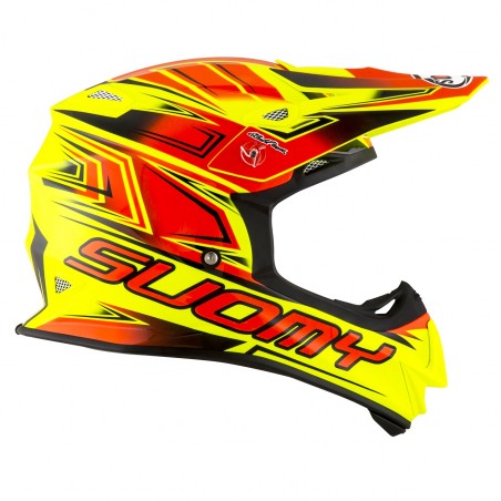 Casco Helm Casque Helmet SUOMY Off-Road MR JUMP START YELLOW FLUO/RED KSMJ0042