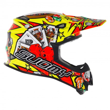 Casco Helm Casque Helmet SUOMY Off-Road MR JUMP Jackpot Yellow KSMJ0020