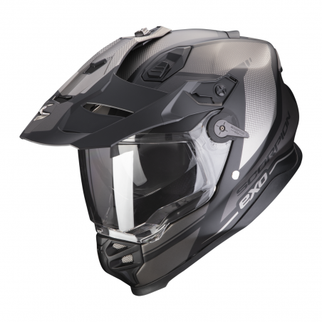 Casco Modulare Enduro Adventure SCORPION ADF-9000 AIR TRAIL Nero Argento