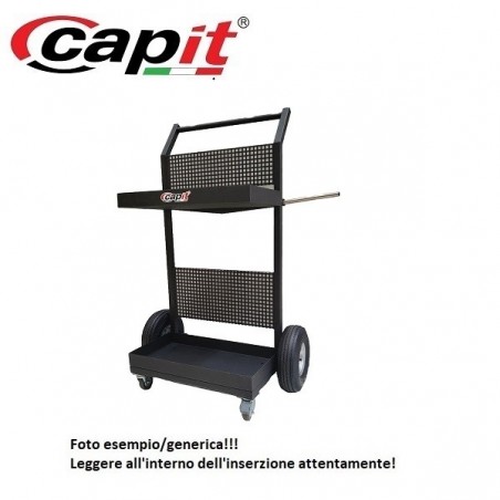 CARRELLO PORTA GOMME MOTO AUTO CAPIT GRID CADDY TERMOCOPERTE WER274U05 NERO AU