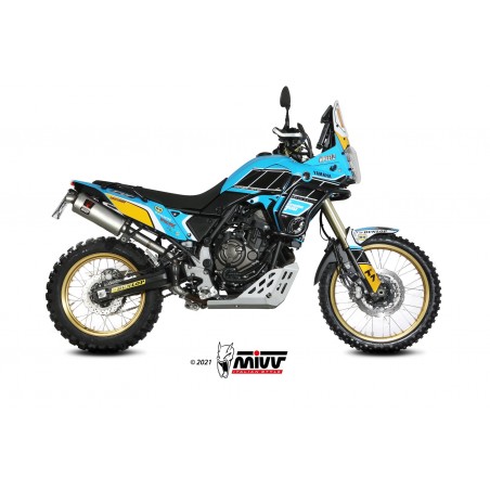 Marmitta Scarico Silenziatore MIVV Dakar Inox Yamaha Tenere Tenerè 700 2019/2023
