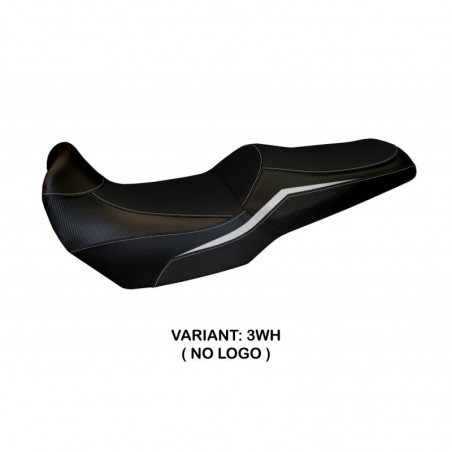 Rivestimento sella Kawasaki Versys 1000 19-23 Elvas NOLOGO 3WHbianco