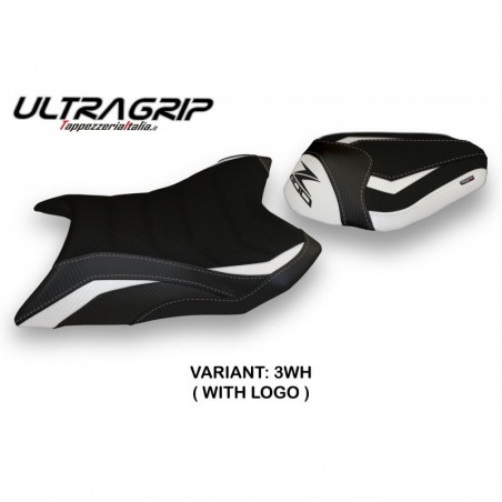 Rivestimento sella Kawasaki Z 800 13-16 Corizza 1 LOGO3 WHbianco