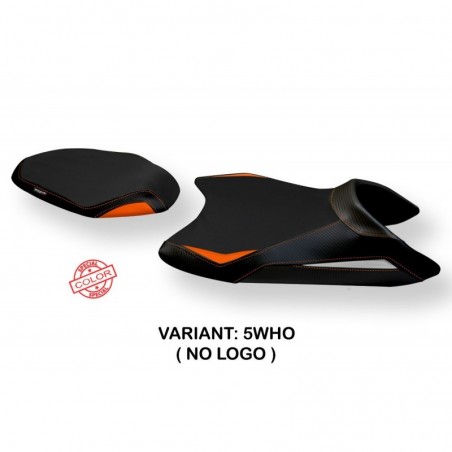 Rivestimento sella KTM 890 Duke 21-23 Gahan NOLOGO 5WHObianco-arancio