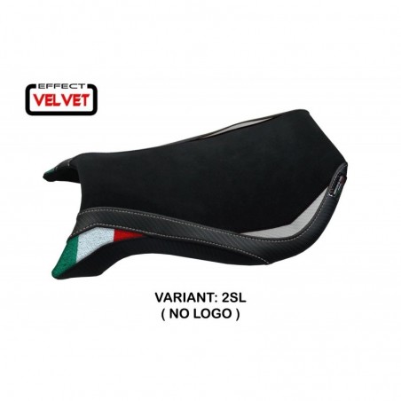 Rivestimento sella MV Agusta F4 99-09 Natori Trico Velvet NOLOGO 2SLargento