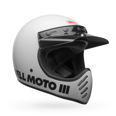 Casco Bell Moto-3 Classic White