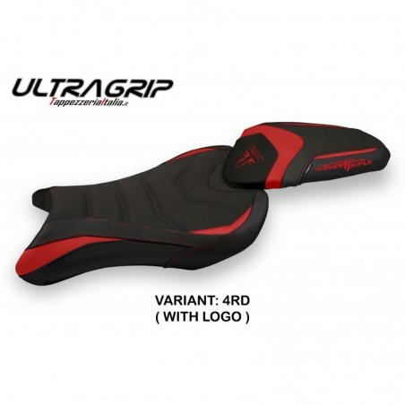 Rivestimento sella Triumph Street Triple 17-22 Avane 1 LOGO 4RDrosso