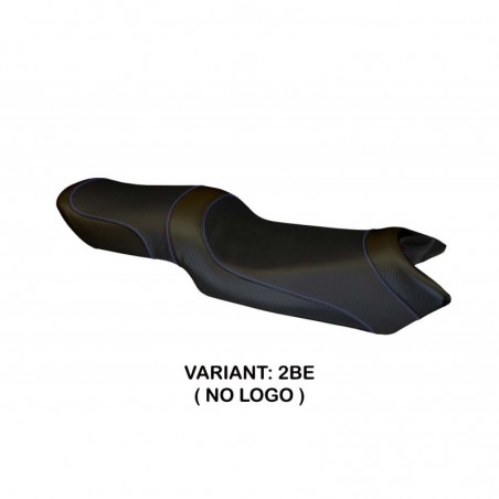 Rivestimento sella Yamaha FZ6 Fazer 04-11 Ivan total black NOLOGO 2BEblu