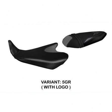 Rivestimento sella Yamaha MT-07 14-17 Stromboli LOGO 5GR grigio
