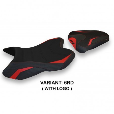 Rivestimento sella Yamaha R1 07-08 Lure 1 LOGO 6RDrosso