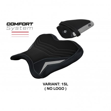 Rivestimento sella Yamaha R1 15-23 Kagran NOLOGO 1SLargento