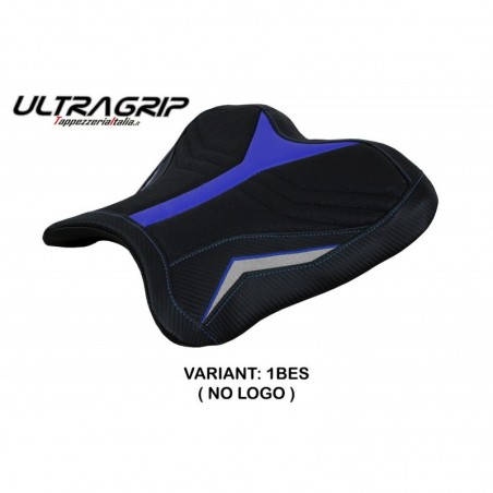 Rivestimento sella pilota Yamaha R1M 15-23 Hernals NOLOGO 1BESblu-argento