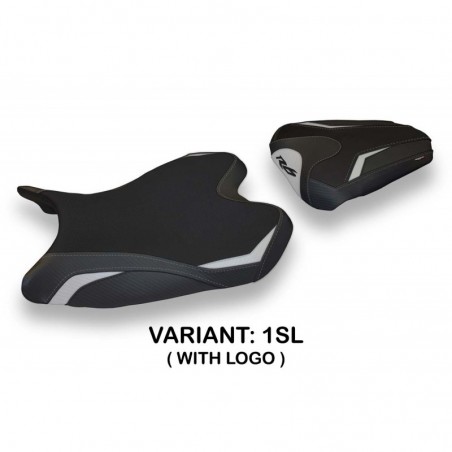 Rivestimento sella Yamaha R6 08-16 Rossano 1 LOGO 1SLargento