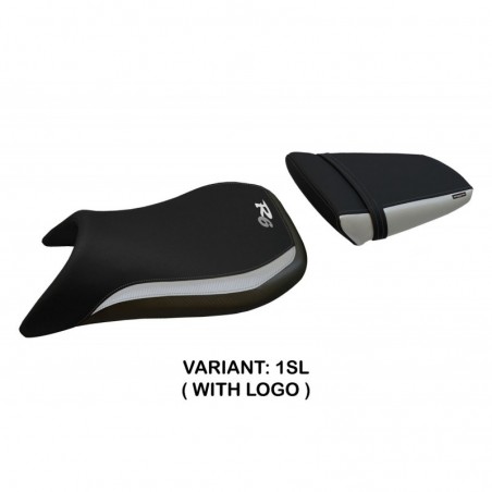 Rivestimento sella Yamaha R6 99-02 Glasgow 2 LOGO 1SLargento