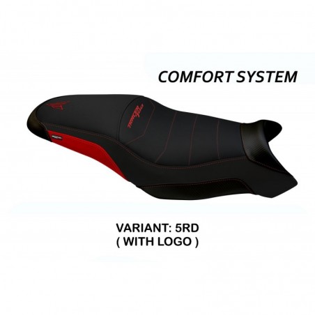 Rivestimento sella Yamaha Tracer 700 20-23 Kindia LOGO 5RDrosso