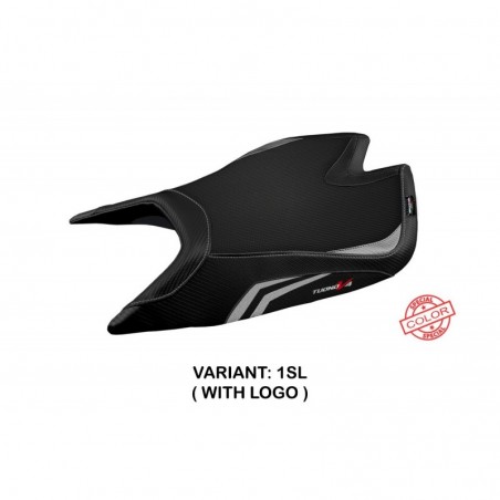 Rivestimento sella comp. Aprilia Tuono V4 Factory 21-23 Nashua LOGO 1SLargento