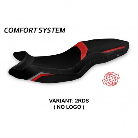 Rivestimento sella BMW F 900 XR 19-23 Tartu NOLOGO 2RDSrosso-argento