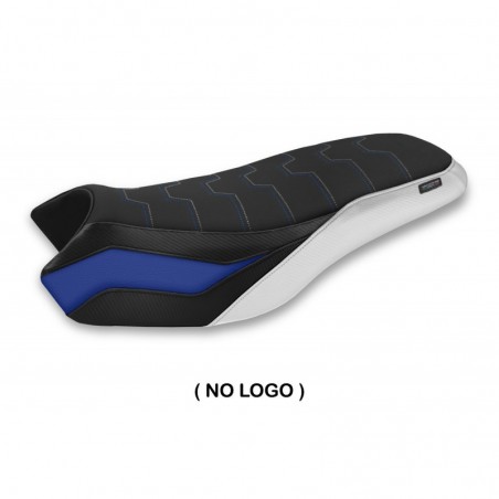 Rivestimento sella BMW R 1200-1250 GS Rallye 17-23 Affile NOLOGO 1BEWblubianco