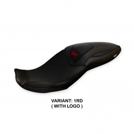 Rivestimento sella BMW S 1000 XR 20-23 Adrar Total Black LOGO 1RDrosso