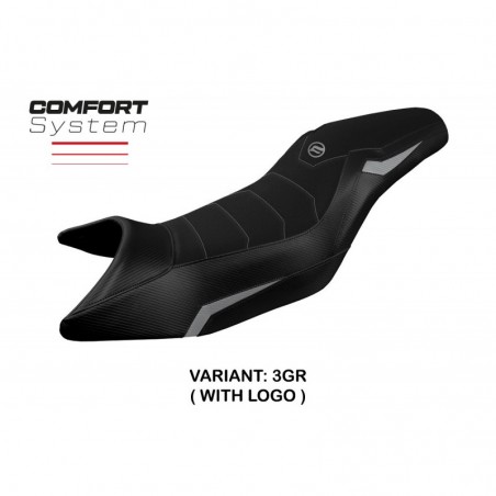 Rivestimento sella CF Moto 650 MT 19-23 Maine LOGO3 GR grigio