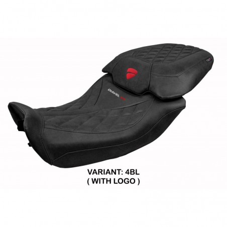Rivestimento sella Ducati Diavel V4 2023 Diablo Class LOGO 4BLnero