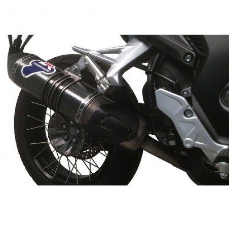 HONDA CROSSTOURER 13-18 SILENZIATORE SCARICO MARMITTA SLIP ON RELEVANCE ACCIAIO