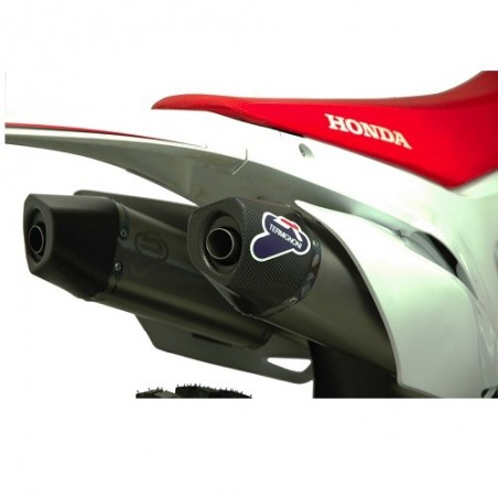 HONDA CRF 450 R 15-16 SILENZIATORI SCARICHI MARMITTE SLIP ON RELEVANCE C ACCIAIO