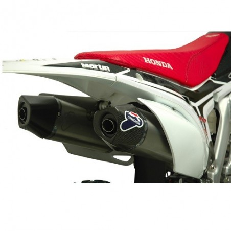 HONDA CRF 250 R 15-16 SILENZIATORI SCARICHI MARMITTE SLIP ON RELEVANCE C ACCIAIO