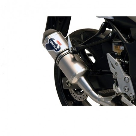 SUZUKI GSR 750 11-19 SILENZIATORE SCARICO MARMITTA SLIP ON RELEVANCE ACCIAIO