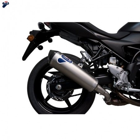 SUZUKI SV 650 16-19 SILENZIATORE SCARICO MARMITTA SLIP ON RELEVANCE ACCIAIO