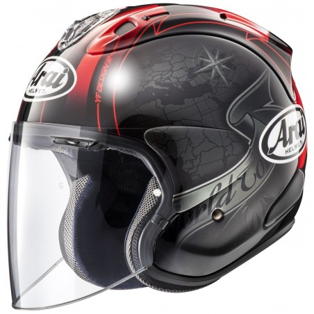 Casco Helmet Jet ARAI SZ-R VAS HARADA TOUR BLACK AR3445GM